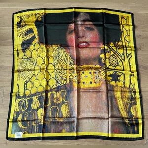 Gustav Klimt Judith And The Head Of Holoferne silk scarf